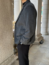 LMN ヘリングボーンウールブレザー / LMN Herringbone Wool Blazer (2 colors)