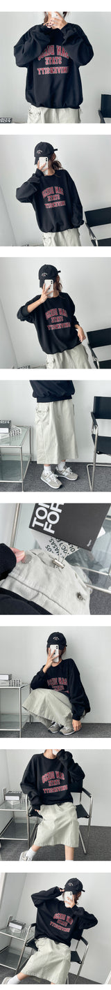 Lacotant String Banded Back Slit Long Skirt