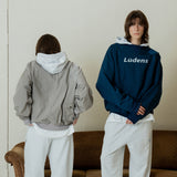 Nylon Raglan Crewneck_Indigo Blue
