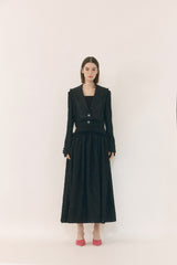 Low collar jacket