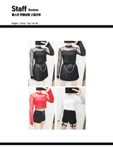 シースルービッグクロップTシャツ/TOP(8218) see-through big crop Tee