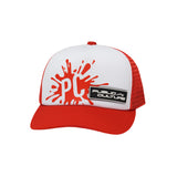 スプラッシュトラッカーキャップ / Splash Trucker Cap - Red / White