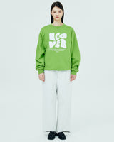 POINTAGE LOGO SWEATSHIRT-OLIVE GREEN (6680893423734)