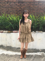 ヘミッシュスリーブレストトップ
