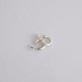 タイディラウンドシェイプピアス / tidy round shaped earring