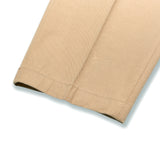 ワイドテーパードリンクルフリーチノパンツベージュ/[VARZAR] Wide Tapered Wrinkle Free Chino Pants Beige (6683670642806)