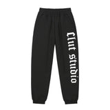 0 4 Big Logo String Joggers - BLACK (6626825797750)