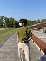 サマーリネンアイスバックバンディングスラックス/Summer linen ice back banding slacks (3 colors)
