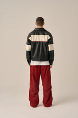 COLOR TONING LEATHER JACKET