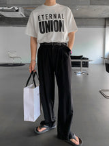 ASCLO Ice Linen Wide Slacks (3color)