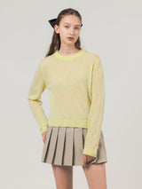 CREW NECK CROP KNIT LEMON (6678692855926)