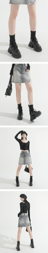 Rib Socks Strap Walker (7cm)