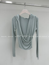 Ballet Core Hooded Wrap T-shirt