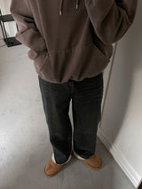 ASCLO Bizo Brush Loose Denim Pants (2color)