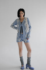 アーガイルニットショートパンツ / Argyle Knit Short Pants (3color)