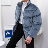 2WAYベルベットショートダウンジャケット / [Unisex] Two-way Velvet Short Down Jacket (11 colors)