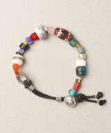 マウイレザーブレスレット / MAUI LEATHER BRACELET-DEEP GREEN : ARCHIVE-005