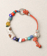 マウイレザーブレスレット / MAUI LEATHER BRACELET-BRICK : ARCHIVE-005