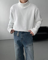 WAW Napping High-neck Turtleneck Knit T-shirt (7colors)