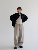 トラジョンワイドパンツ / no.5186 Trasion Wide Pants (2color)