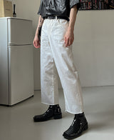 ローメンカッティングワイドパンツ (3 color)