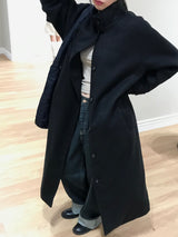 Verliebt high neck long coat