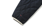 リボンタイキルティングジャケット/RIBBON TIE QUILTING JACKET_NAVY