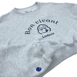 Women Bon Vivant Crop Crewneck_Melange Gray