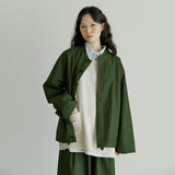 スタジアムジャケット / unisex stadium jacket khaki