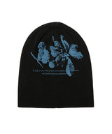 キルシーグラフィックビーニー / CHERRY GRAPHIC BEANIE [BLACK] (6656318799990)