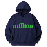 ミリオンビッグロゴフーディー/MILLION BIG LOGO HOODIE