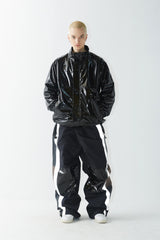 エナメルジャケット/BSR2223FWJK061 WD ENM JACKET ENAMEL BLACK