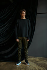 レイヤードカーディガンリバーシブルニット / Layered Cardigan Reversible Knit (4445008363638)