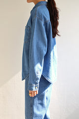 シリアルデニムBL ポケットシャツ/CEREAL DENIM BL / POCKET SHIRT