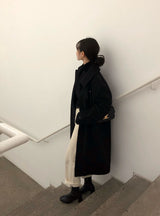 [BELLIDE MADE] Euriphyan Hidden Oversized Fit Single Long Coat