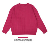 never loosefit round knit