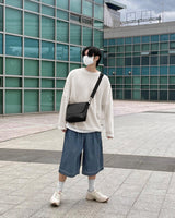Middle Cross Leather Bag