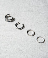 ゲンリ プレーンリング【やや細身TYPE】幅0.3cm / Genri plane Ring gri-R-004 （送料込）ONEDAY KMC