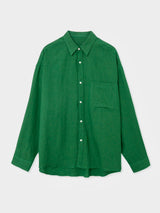 バイオウォッシングクーリングオーバーフィットリネンシャツ / LMN Bio-Washing Cooling Oversized Fit Linen Shirt (5 colors)