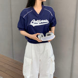 ポニーVネックアノラックショートスリーブTシャツ