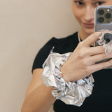 Silver Scrunchie (Silver)