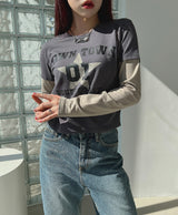 レイヤードスターTシャツ/Layered Star T-shirt (2color)