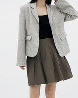 ウォーニーツイードベーシックジャケット / Warney Tweed Basic Jacket (2color)