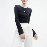 [NONCODE] (1+1) DeMer Bolero T-shirt + Sleeveless Set
