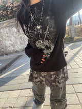 ポケットカモプリーツスカート / Pocket Camo Pleats Skirt