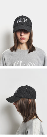 KYR Signature Logo Embossing Denim Ball Cap (Vintage Black)