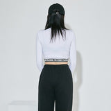 ブレイジングハイバンドクロップTシャツ / (9047) Blazing High Band Crop Tee