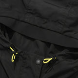 チェリールーバーラベルジップアップフーディジャケット / CHERRY RUBBER LABEL WOVEN ZIP UP HOODIE JUMPER [BLACK] (6671083700342)