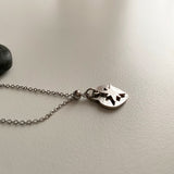 ハートスターレイヤードボールネックレス/stt Heart Star Layered Ball Necklace