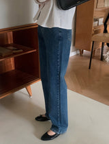 Winter Denim Straight Pants